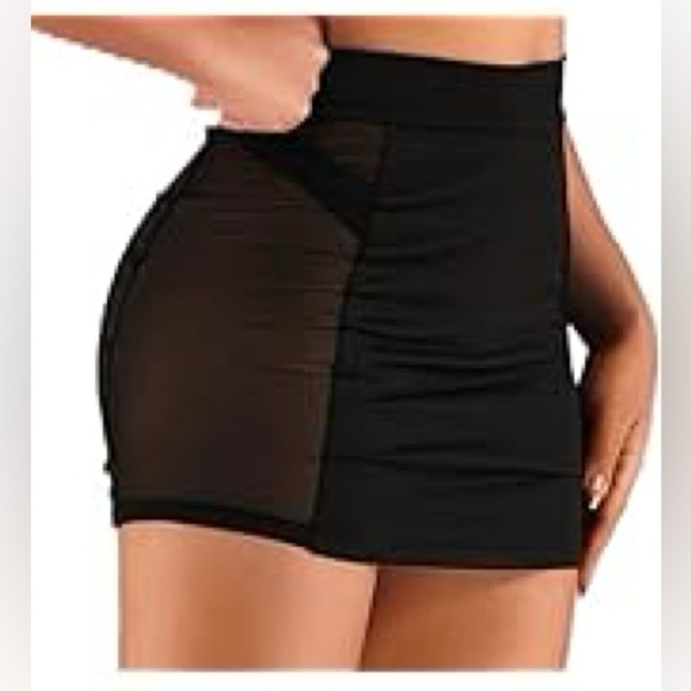 007 Clothing Co,Pink w/Sheer Black Hip & Thigh Panels,Excellent Condition,Size S - Picture 2 of 11